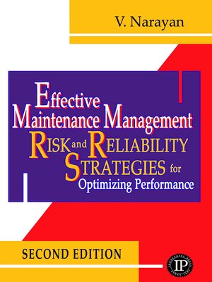 cover image of Effective Maintenance Management